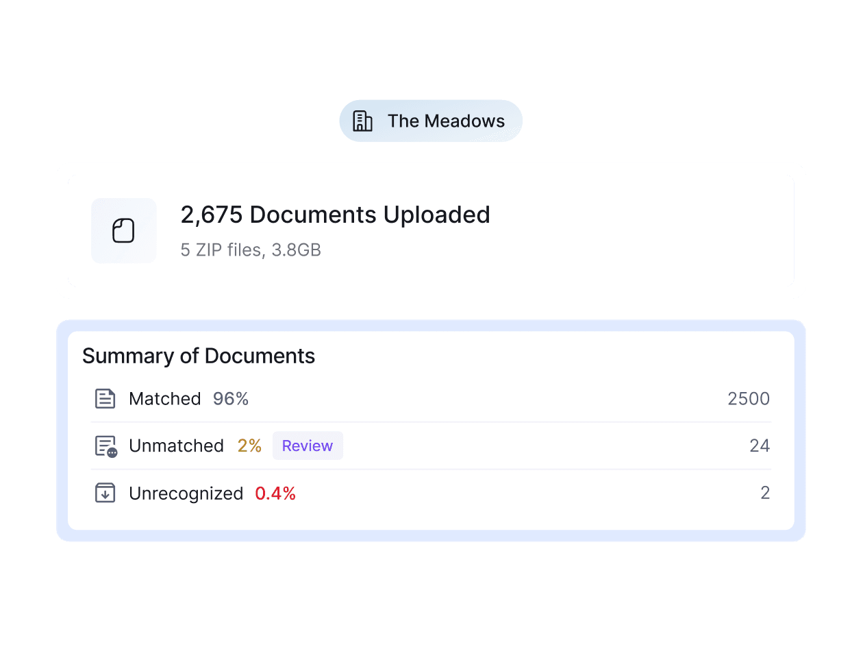 match Documents