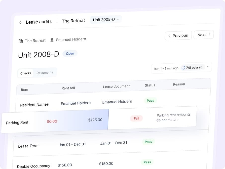 Lease audit software tools